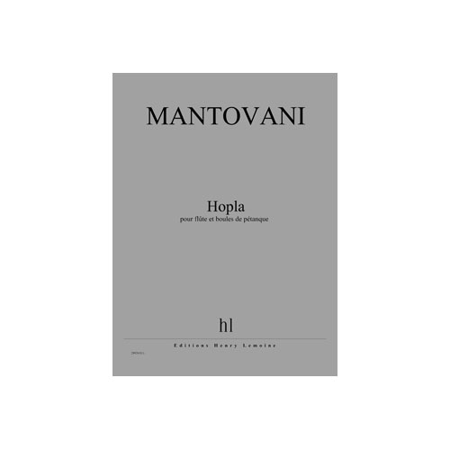 JOBERT Mantovani - Hopla - Flûte et Boules De Pétanque