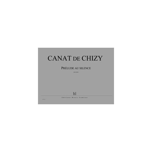 JOBERT Canatchizy - Prélude Au Silence - Piano