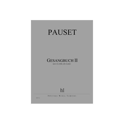 JOBERT PAUSET - GESANGBUCH II - VOIX D'ALTO, ALTO ET PIANO