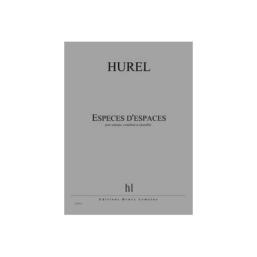 JOBERT Hurel Philippe - Eces D'Aces - Soprano, Comedien Et Ensemble