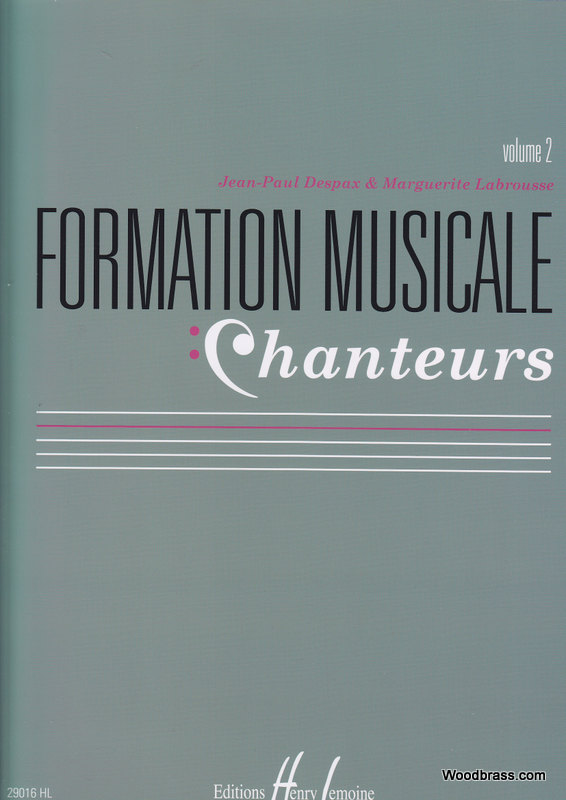 LEMOINE Labrousse M./despax J.P. - Formation Musicale Chanteurs Vol. 2