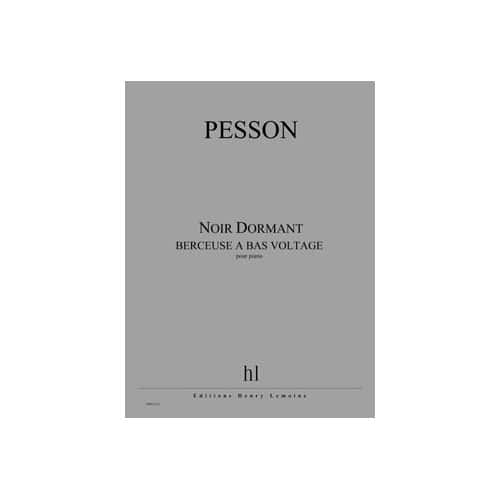 JOBERT PESSON - NOIR DORMANT - PIANO