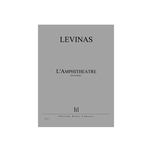 JOBERT LEVINAS - L'AMPHITHÉÂTRE * - ORCHESTRE