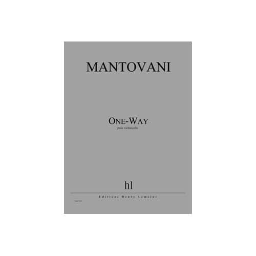 JOBERT MANTOVANI - ONE - WAY - VIOLONCELLE