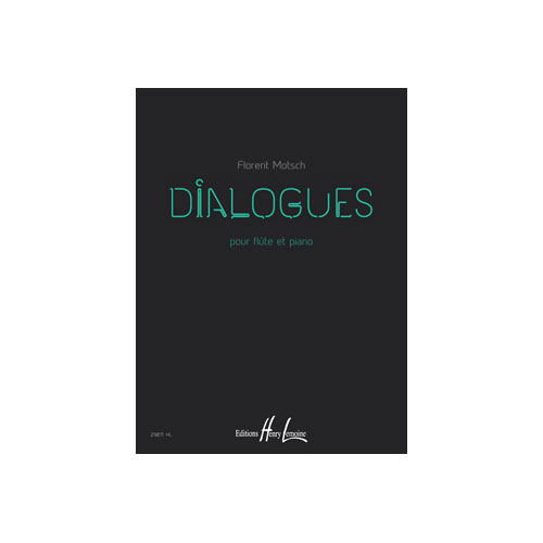 JOBERT Motsch - Dialogues - Flûte et Piano
