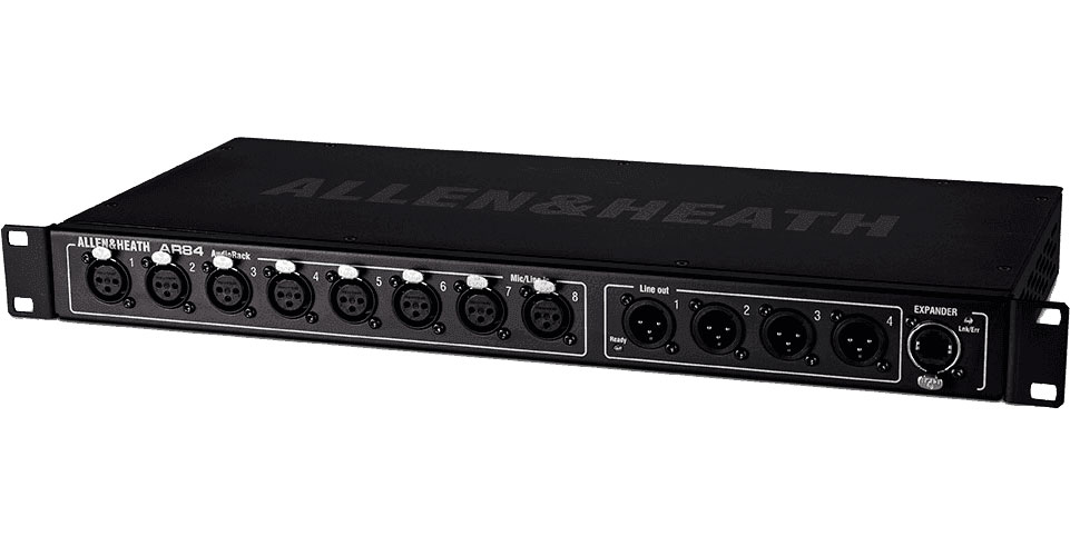 ALLEN&HEATH AR 84 - SCENE RACK 8 IN MIC/LINE, 4 OUT XLR