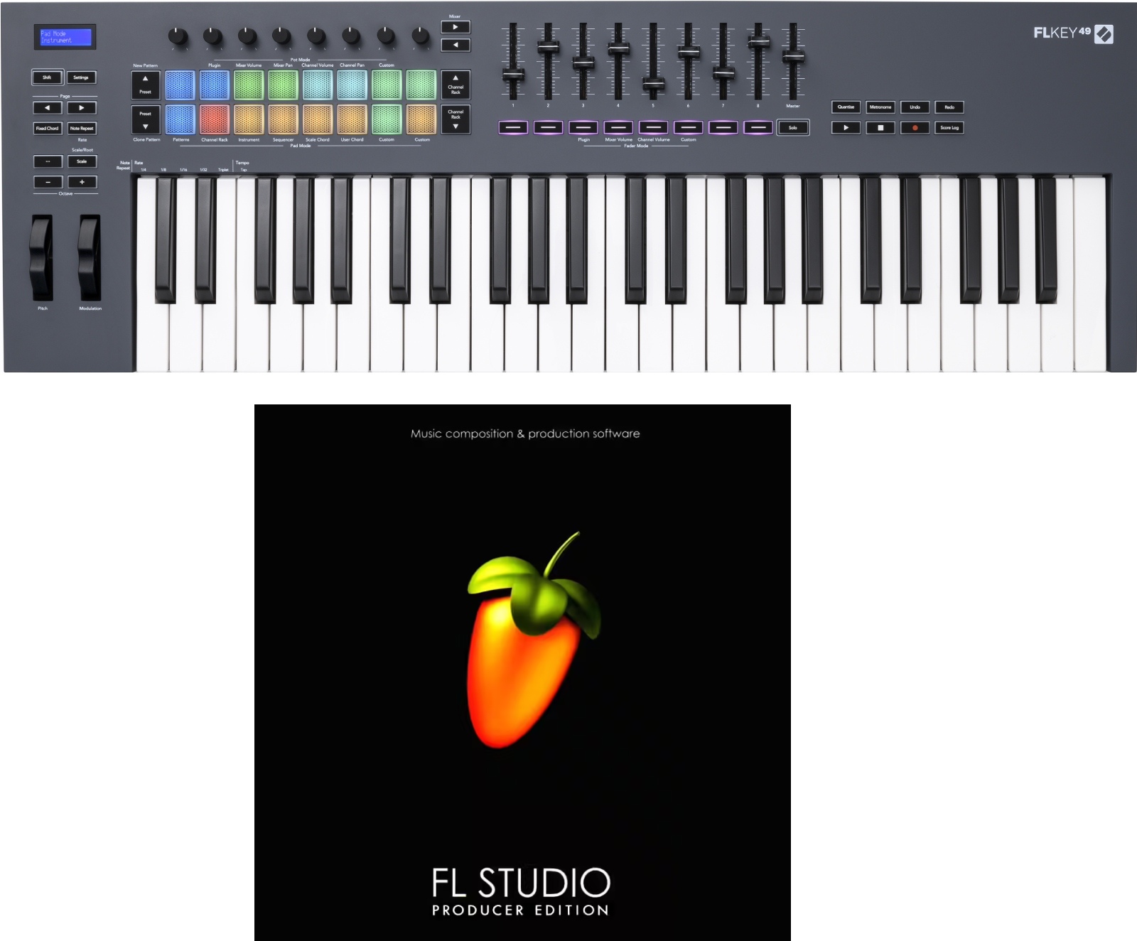 NOVATION FLkey 49 FL Studio Producer Edition Pack