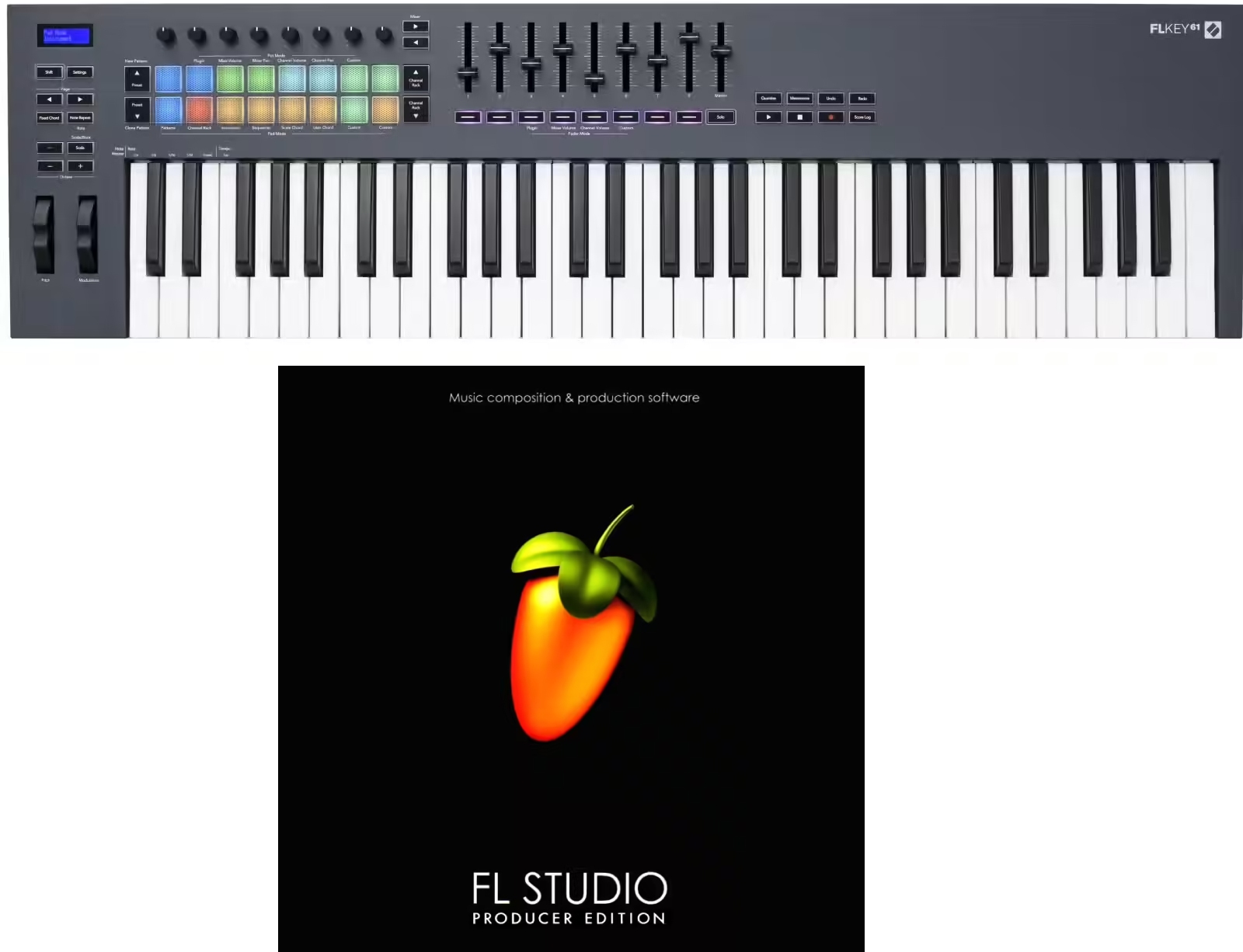 NOVATION FLkey 61 FL Studio Producer Edition Bundle
