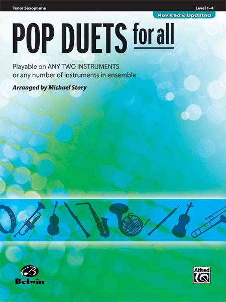 ALFRED PUBLISHING STORY MICHAEL - POP DUETS FOR ALL - TENOR SAXOPHONE