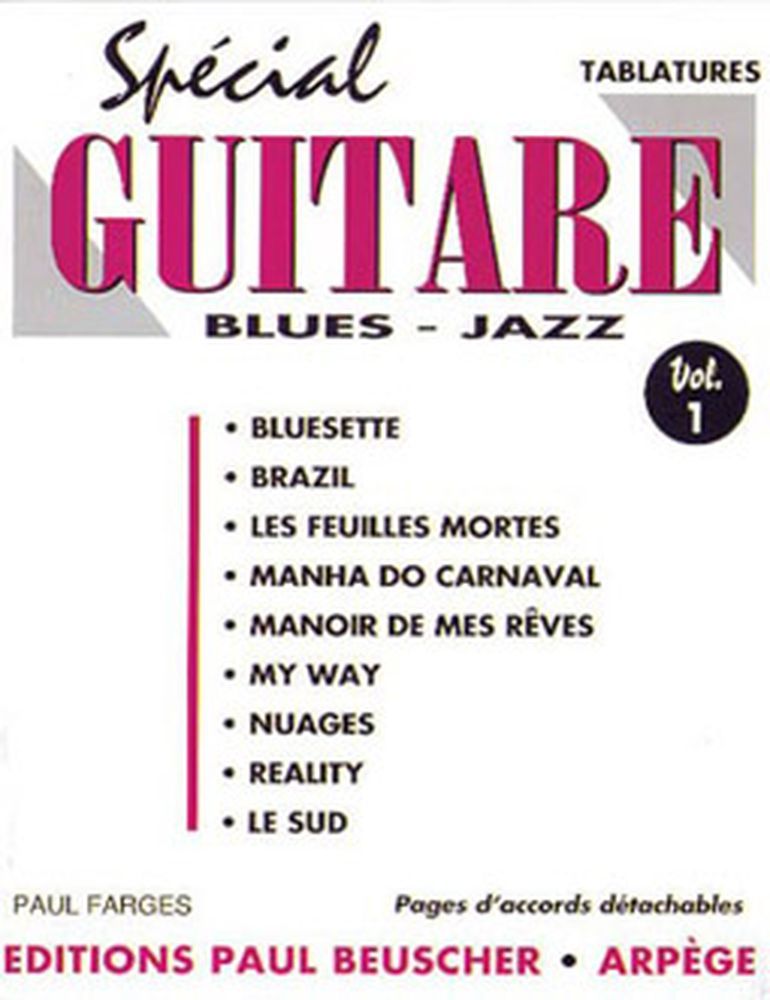 PAUL BEUSCHER PUBLICATIONS Farges Paul - Special Guitar N1 - Guitare