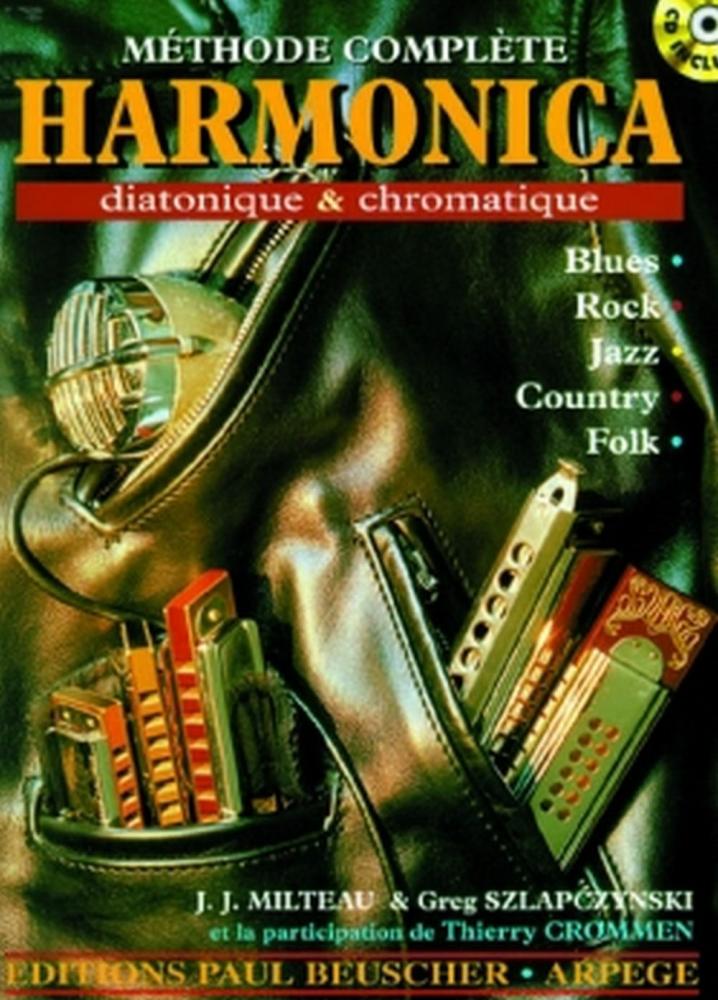 PAUL BEUSCHER PUBLICATIONS Milteau J.-J. / Szlapczynski G. - 1ere Methode D'harmonica Diatonique et Chromatique + CD