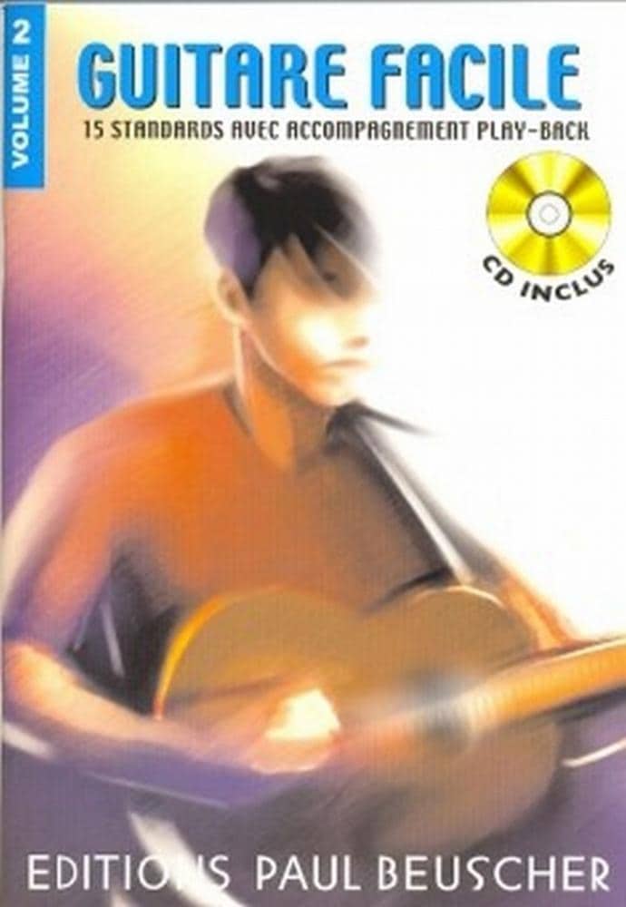 PAUL BEUSCHER PUBLICATIONS GUITARE FACILE VOL.2 + CD