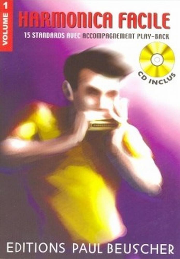 PAUL BEUSCHER PUBLICATIONS Harmonica Facile Vol.1 + CD