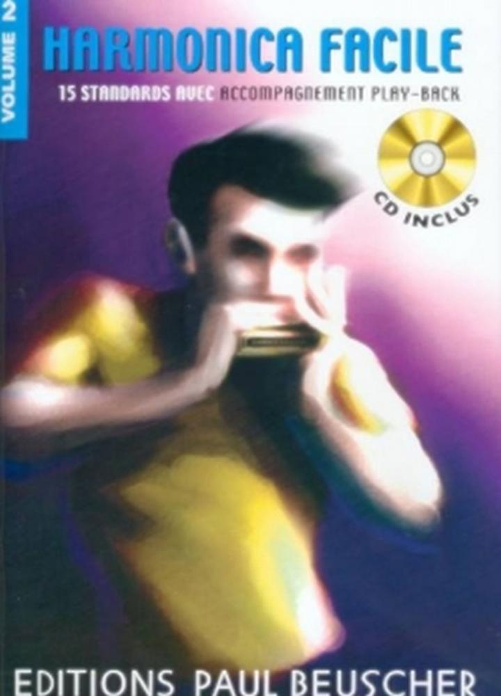 PAUL BEUSCHER PUBLICATIONS HARMONICA FACILE VOL.2 + CD