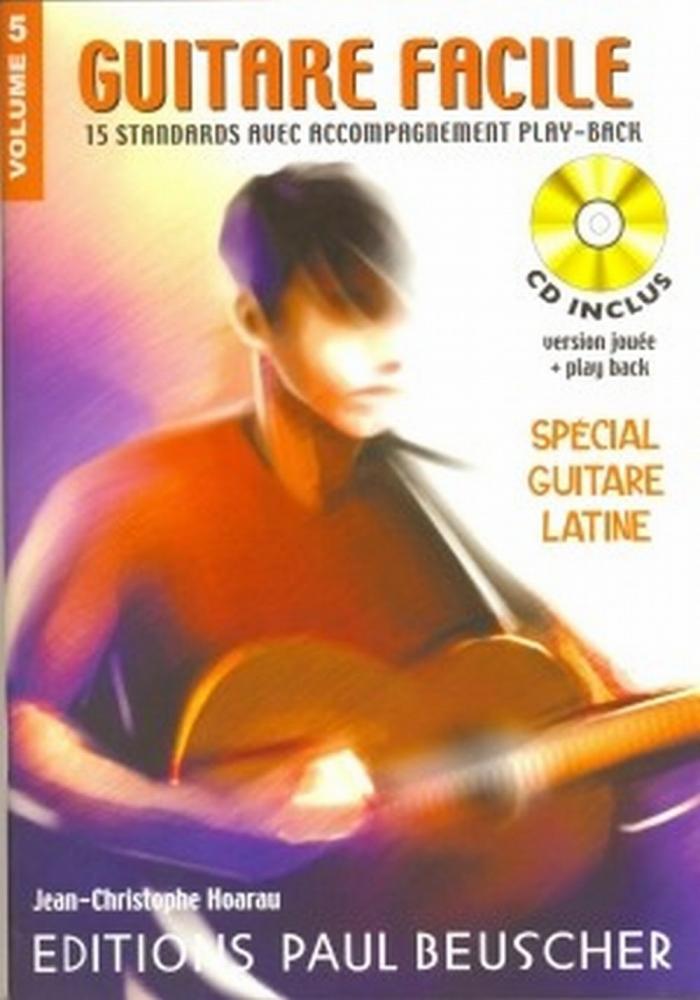 PAUL BEUSCHER PUBLICATIONS GUITARE FACILE VOL.5 SPECIAL LATIN + CD