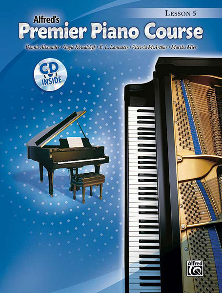 ALFRED PUBLISHING PREMIER PIANO COURSE LESSON 5 + CD - PIANO SOLO