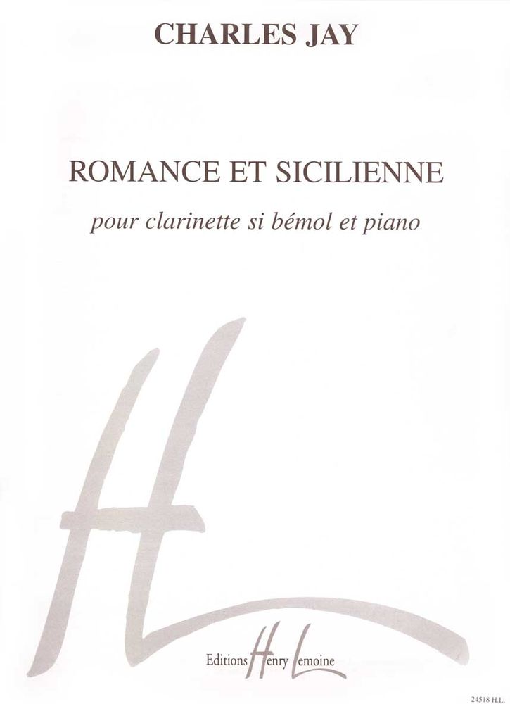 LEMOINE Jay Charles - Romance Et Sicilienne - Clarinette, Piano