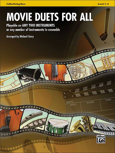 ALFRED PUBLISHING Story Michael - Movie Duets For All - Cello