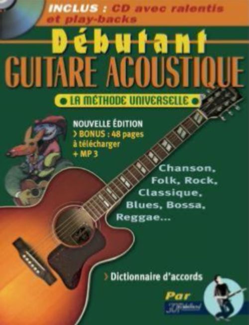 JJREBILLARD DEBUTANT GUITARE ACOUSTIQUE REBILLARD TAB + CD