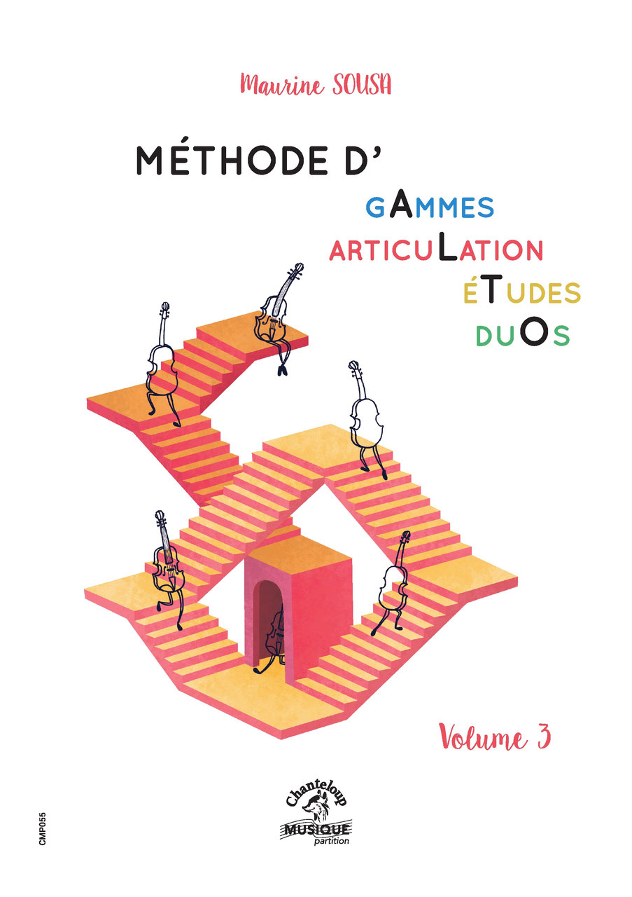CHANTELOUP-MUSIQUE SOUSA MAURINE - METHODE D'ALTO VOL.3
