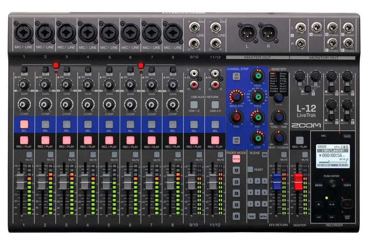 ZOOM Livetrak L-12
