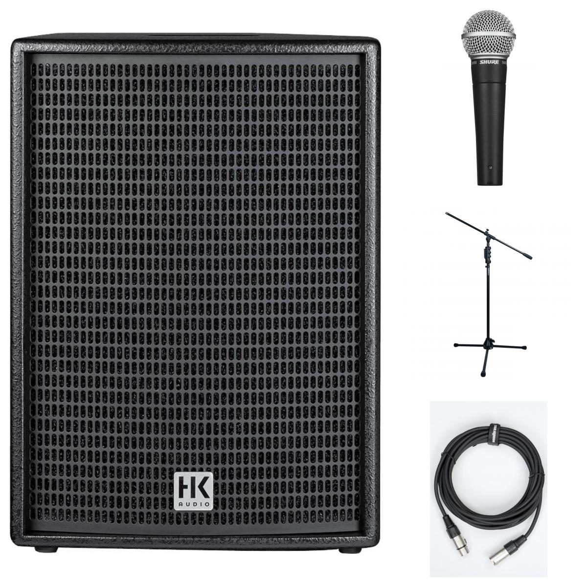 HK AUDIO Pack Karaoke Move 8 + 2X SM58 + 2X MIC150 + 2X XLR 6M