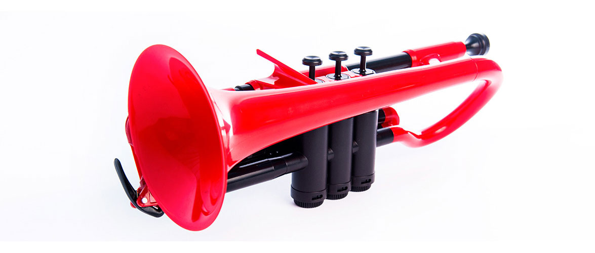 PCORNET Cornets à Pistons Rouge