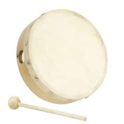 FUZEAU TAMBOURIN PEAU NATURELLE - 15 CM