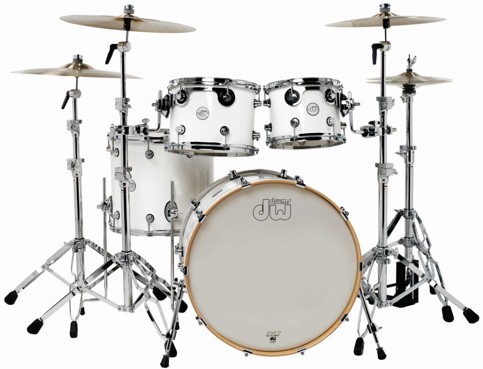 DW DRUM WORKSHOP DW Design 22 Stage 4 Füts White Gloss