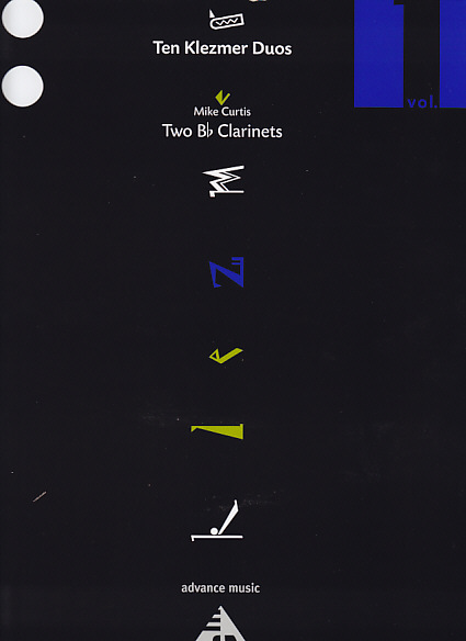 ADVANCE MUSIC 10 KLEZMER DUOS POUR 2 CLARINETTES SIB