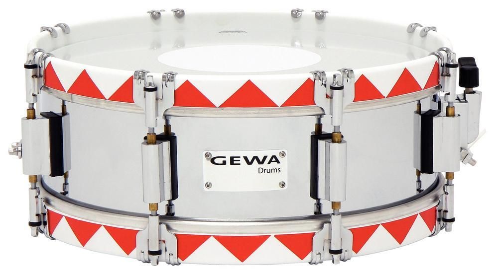 GEWA DE MARCHE HISTORIC 14X5 RED ZIGZAG 