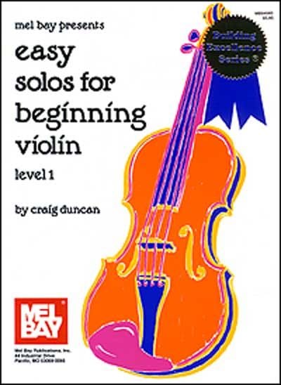 MEL BAY DUNCAN CRAIG - EASY SOLOS FOR BEGINNING - VIOLIN