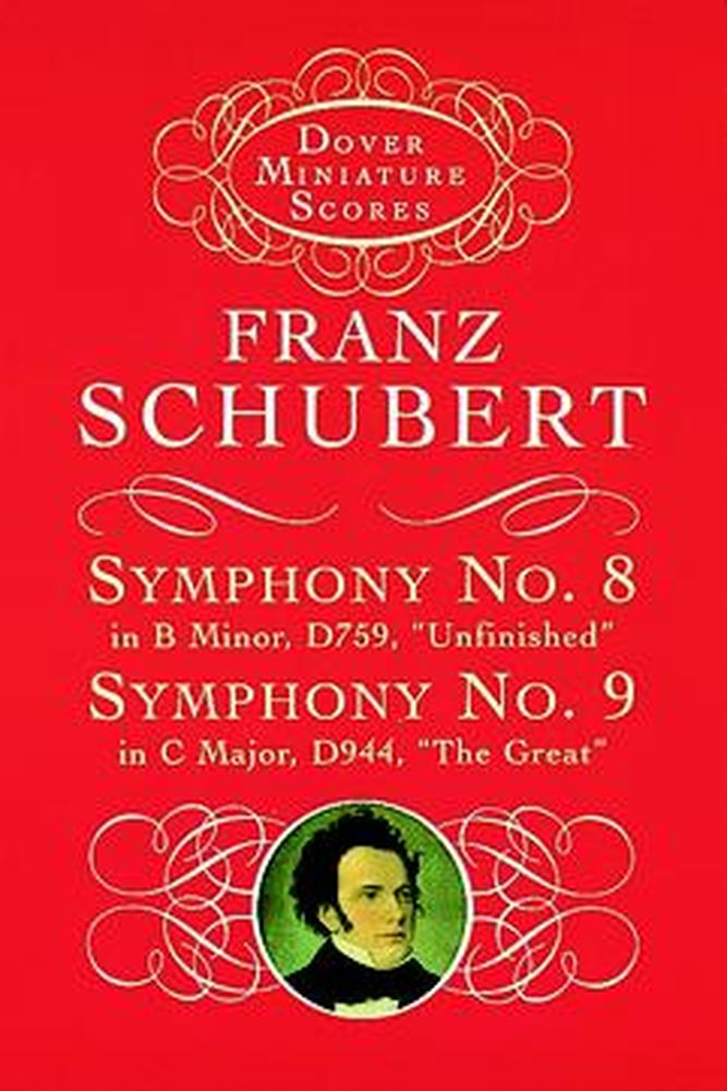 DOVER SCHUBERT F. - SYMPHONIES N°8 D759, N°9 D944 - MINIATURE SCORES