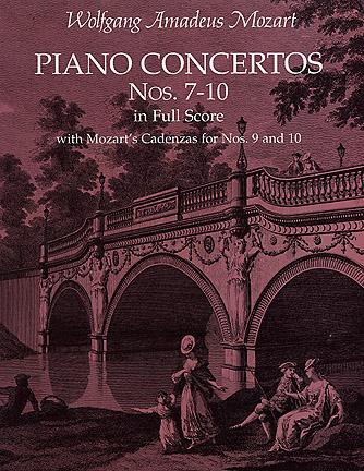 DOVER MOZART W.A. - PIANO CONCERTO N°7-10 - FULL SCORE