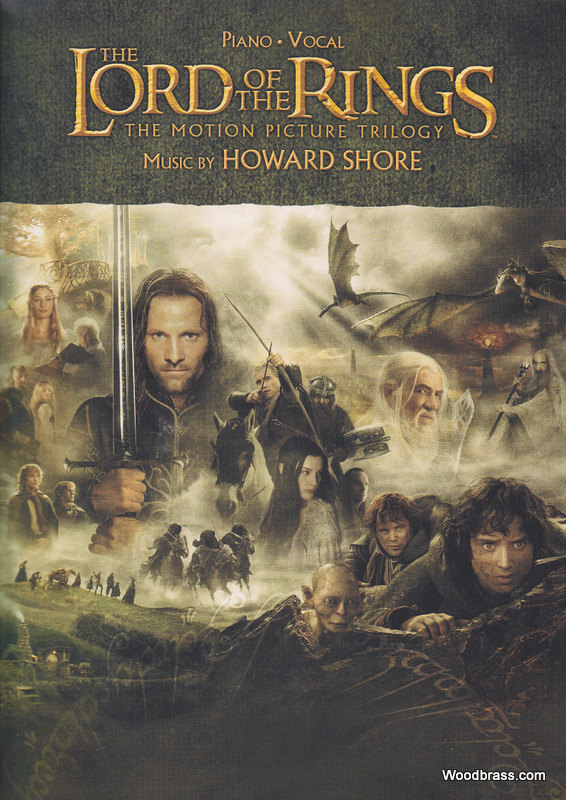 ALFRED PUBLISHING SHORE HOWARD - LORD OF THE RINGS TRILOGY - PIANO SOLO