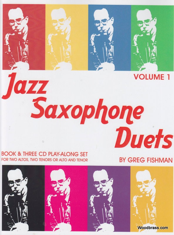 JAZZ STUDIO FISHMAN G. - JAZZ SAXOPHONE DUETS V.1 + 3 CD 'S