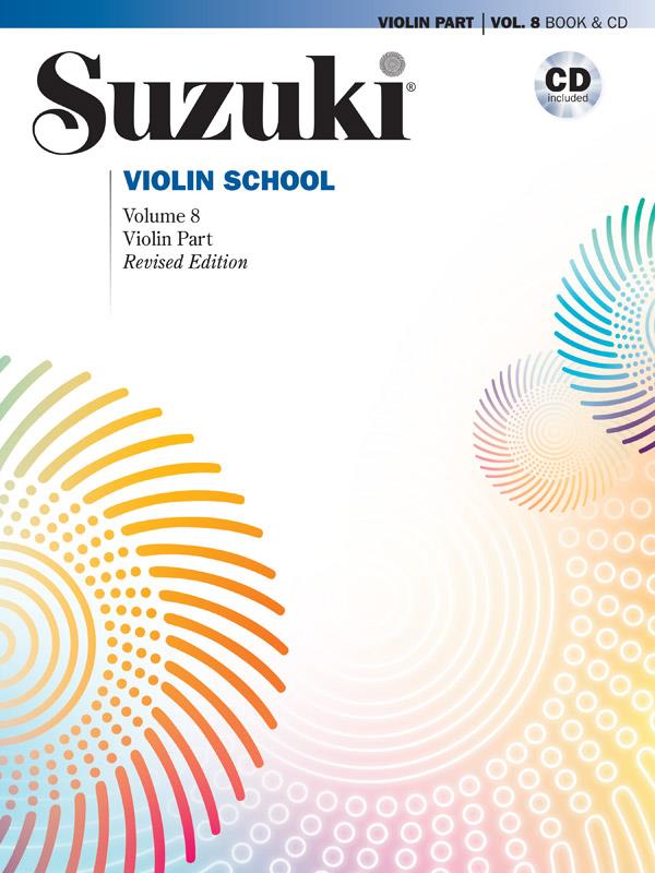ALFRED PUBLISHING SUZUKI - VIOLIN SCHOOL VOL.8 + CD - REVISED EDITION
