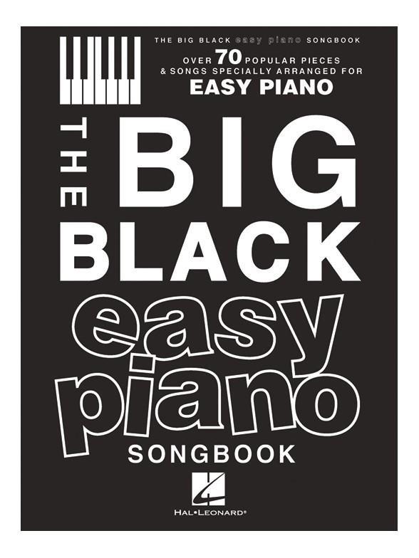 HAL LEONARD The Big Black Easy Piano Songbook