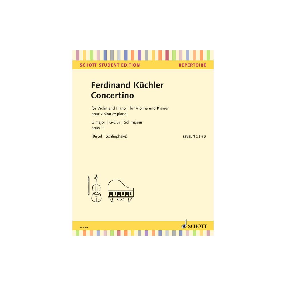 BOSWORTH KUCHLER - CONCERTINO OP.11 - VIOLON, PIANO