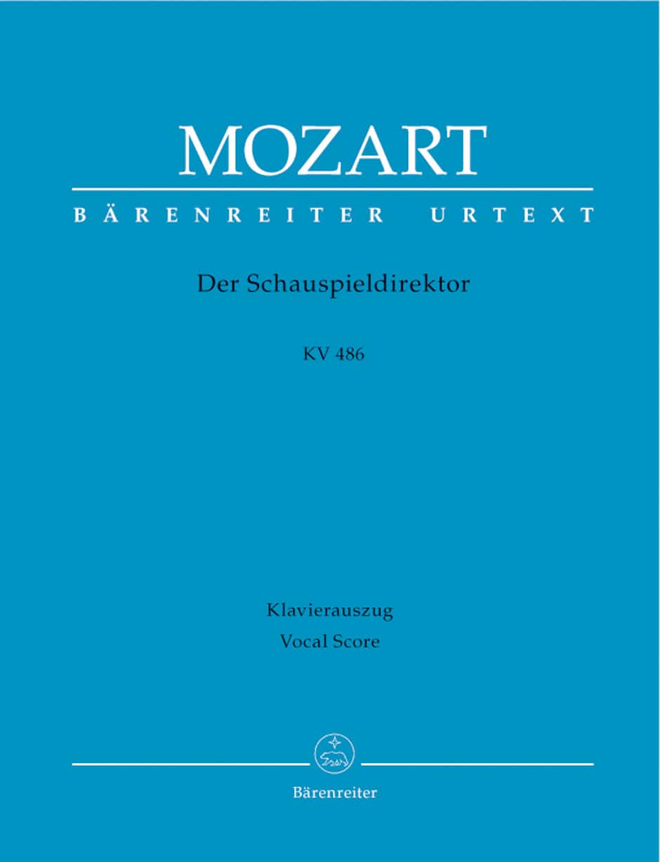 BARENREITER MOZART W.A. - DER SCHAUSPIELDIREKTOR KV 486 - CHANT, PIANO 