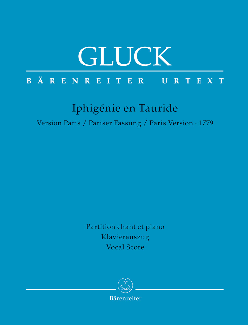 BARENREITER GLUCK C.W. - IPHIGENIE EN TAURIDE - VERSION PARIS 1779 - VOCAL SCORE