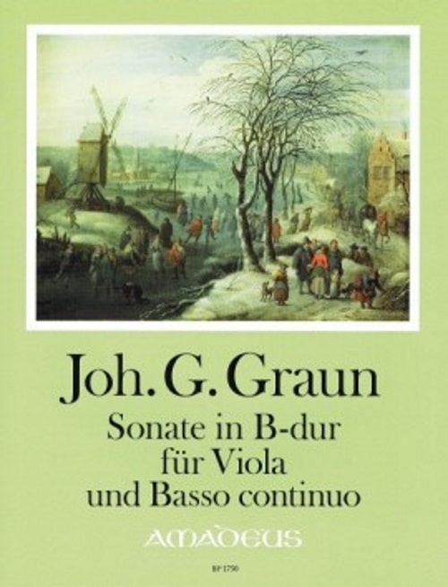 AMADEUS GRAUN J.G. - SONATA B-DUR - ALTO & PIANO