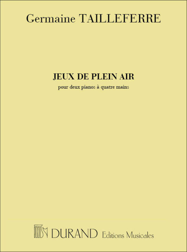 DURAND TAILLEFERRE - JEUX PLEIN AIR - 2 PIANOS