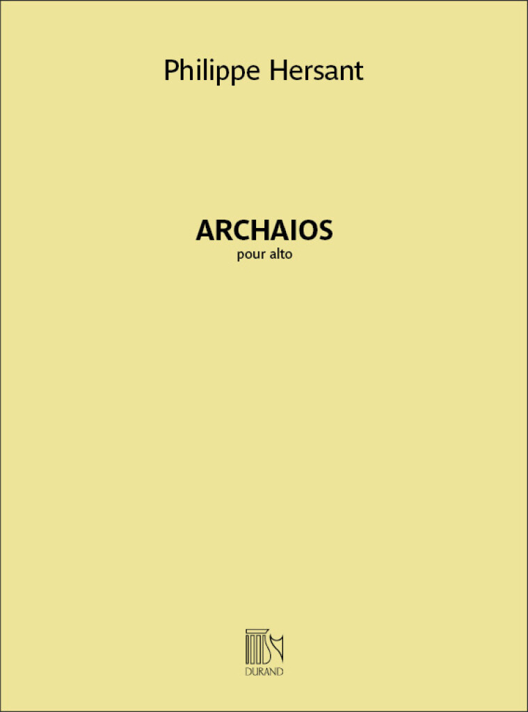 DURAND HERSANT PHILIPPE - ARCHAIOS - ALTO