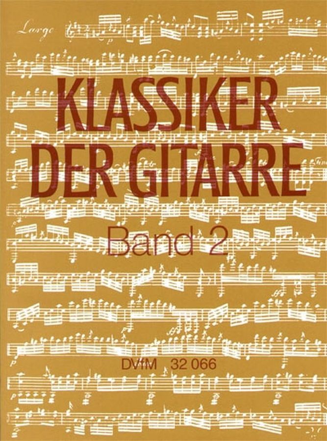 EDITION BREITKOPF KLASSIKER DER GITARRE, BAND 2 - GUITAR