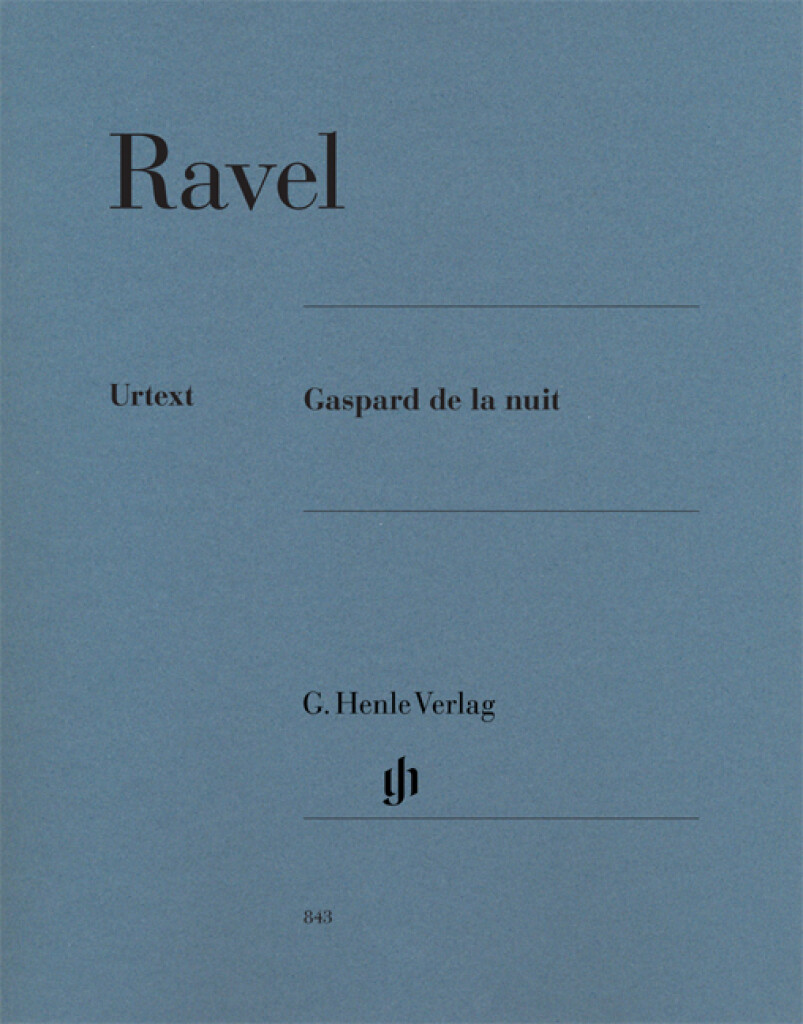 HENLE VERLAG Ravel M. - Gaspard De La Nuit - Piano