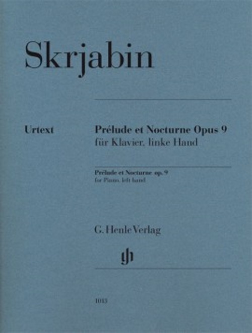 HENLE VERLAG Skrjabin A. - Prelude & Nocturne Op.9 - Piano