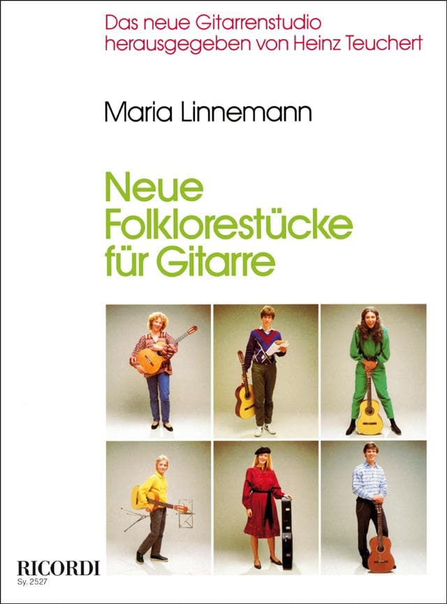 RICORDI LINNEMANN M. - NEUE FOLKLORESTUECKE - GUITARE