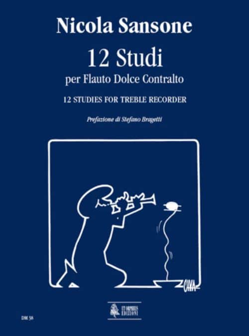 UT ORPHEUS SANSONE NICOLA - 12 STUDIES FOR TREBLE RECORDER