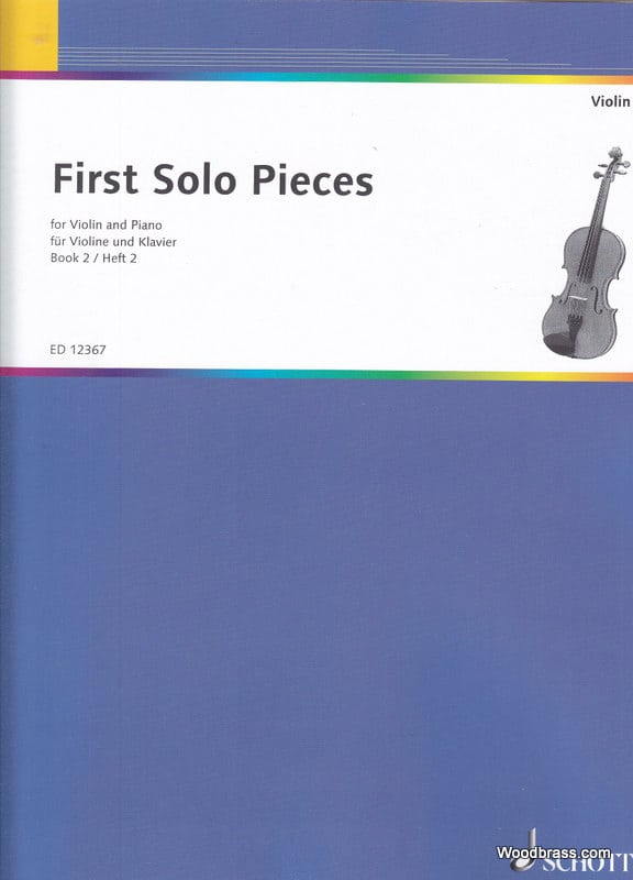 SCHOTT FIRST SOLO PIECES VOL. 2 - VIOLIN AND PIANO